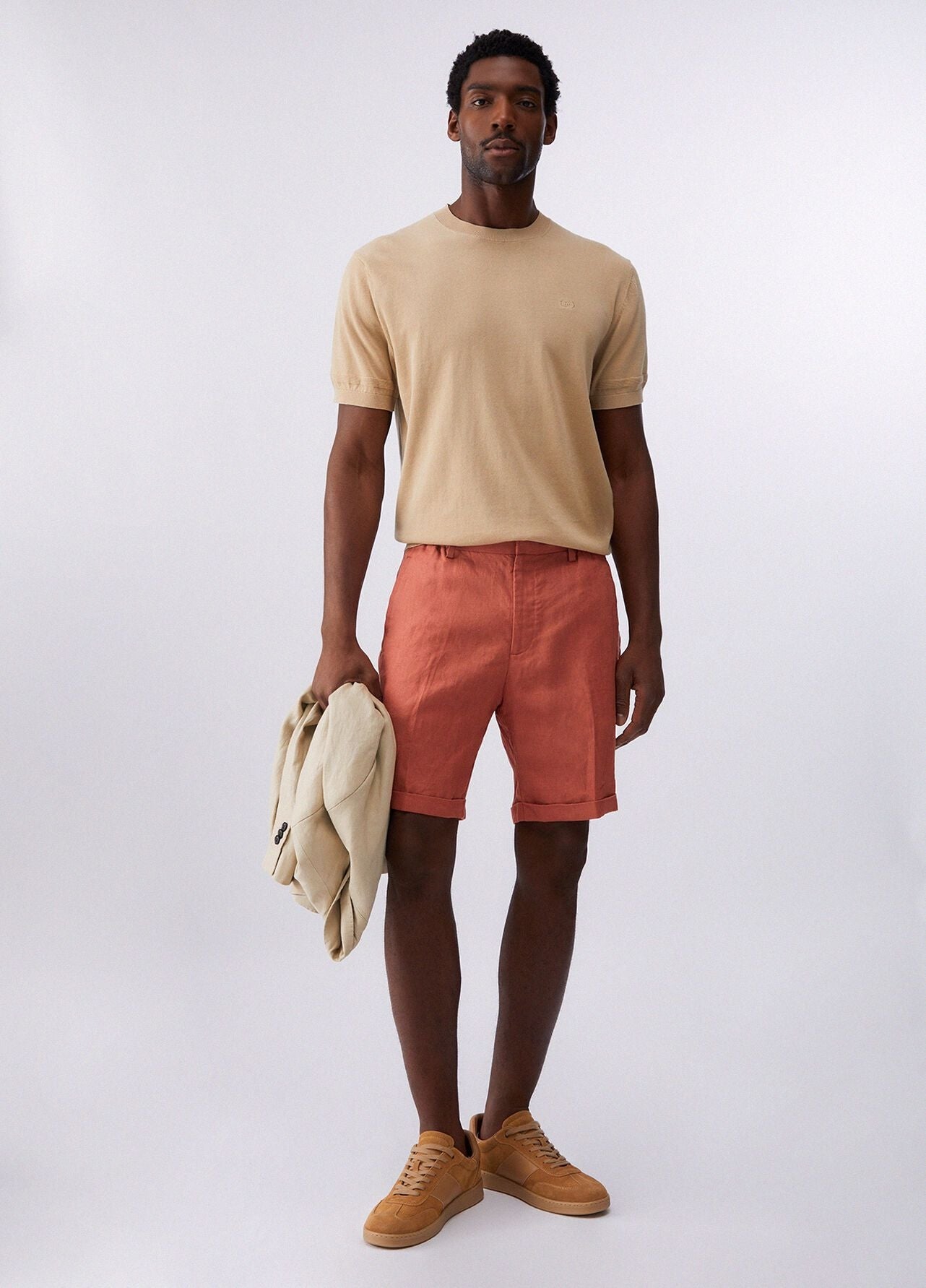 Bermuda Liu Jo chino in lino uomo