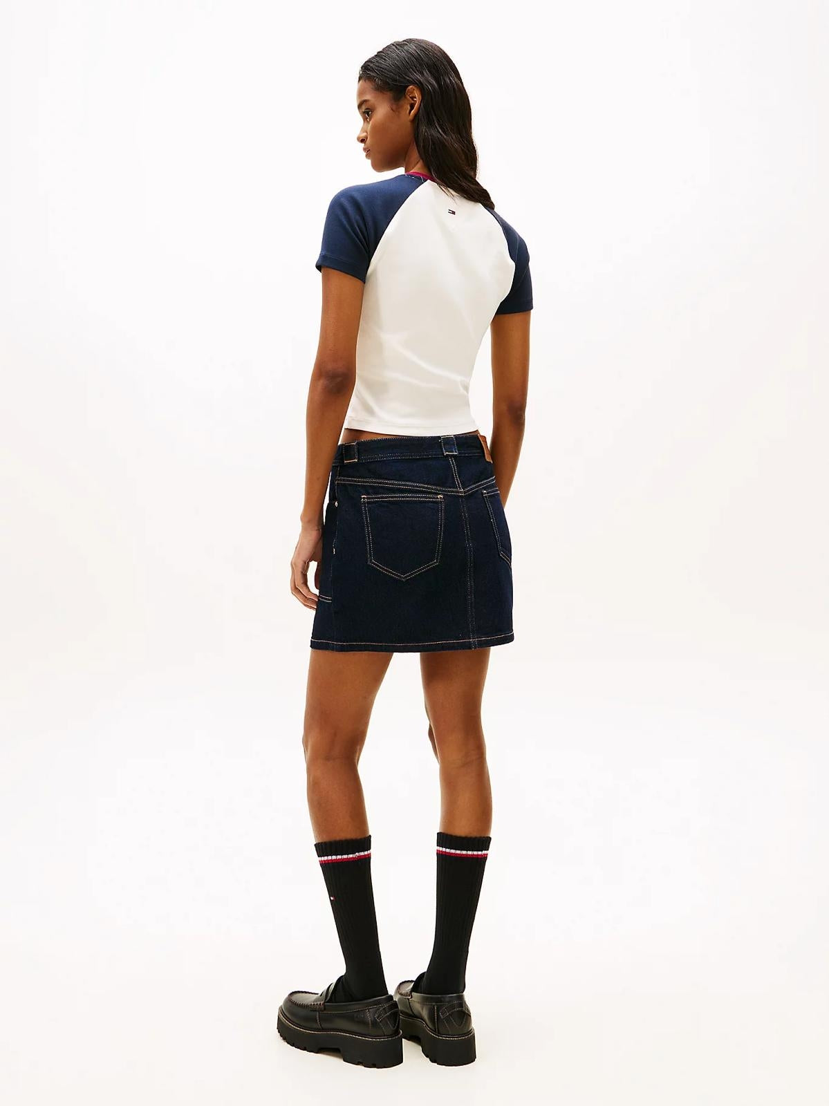 T-Shirt Tommy Jeans slim "Miss Tommy" donna