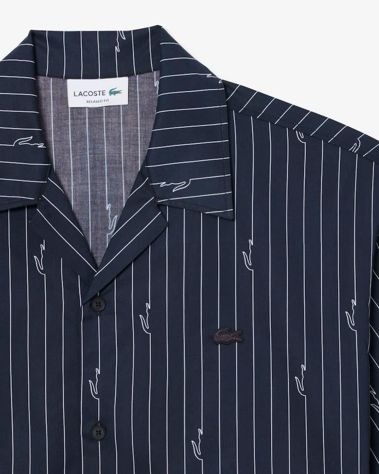 Camicia Lacoste "Logo Stripe" uomo