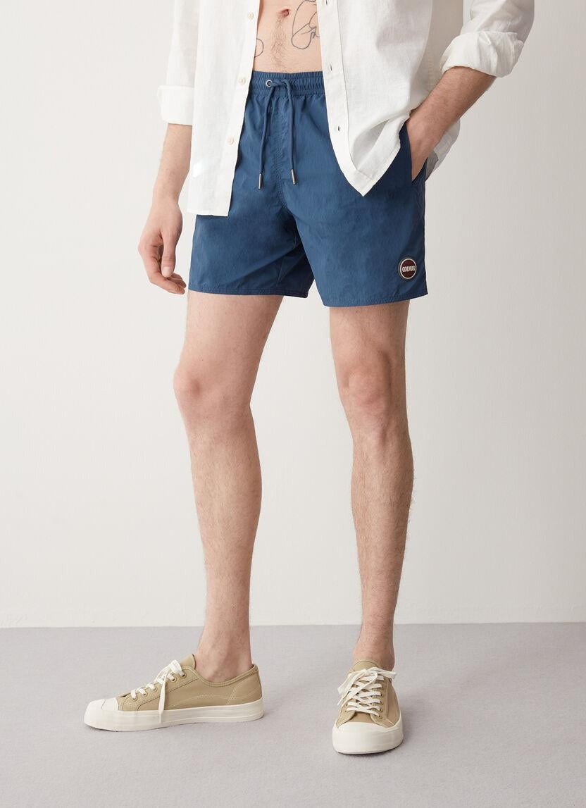 Boxer mare Colmar basic con logo in gomma uomo