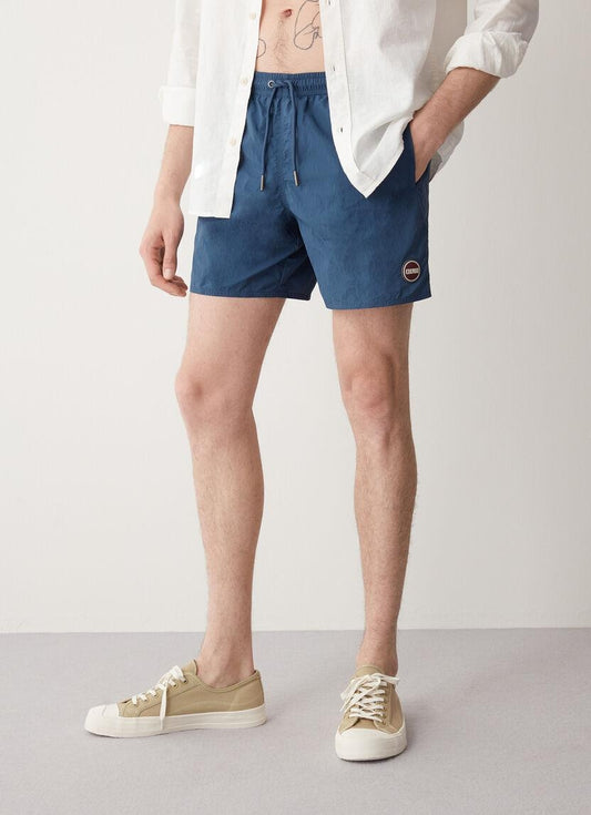 Boxer mare Colmar basic con logo in gomma uomo