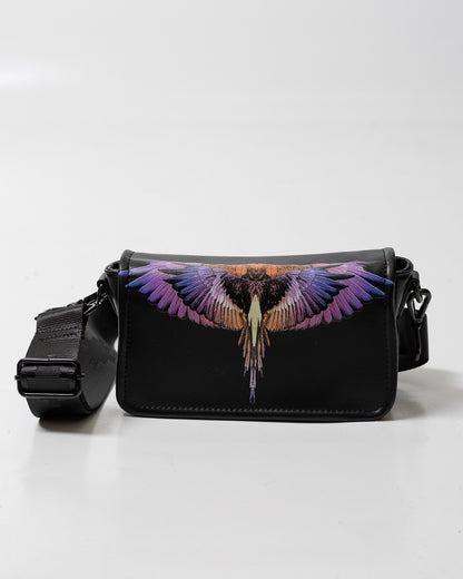 Borsa Marcelo Burlon in ecopelle "Icon Wings Colorfull"