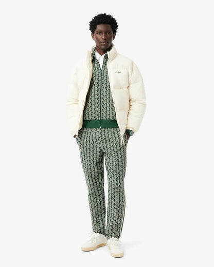 Pantalone Lacoste logato allover uomo