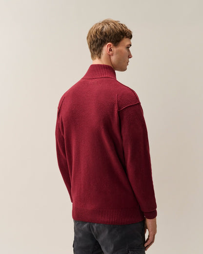 Maglia C.P. Company fullzip in lana uomo