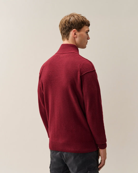 Maglia C.P. Company fullzip in lana uomo