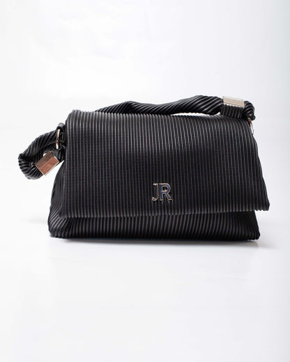 Borsa John Richmond in pliss&egrave; con manico e tracolla donna