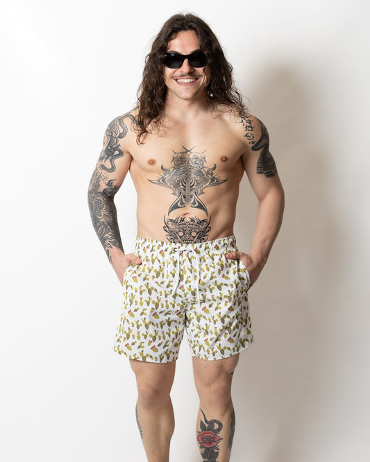 Boxer mare Colmar con stampa all-over uomo