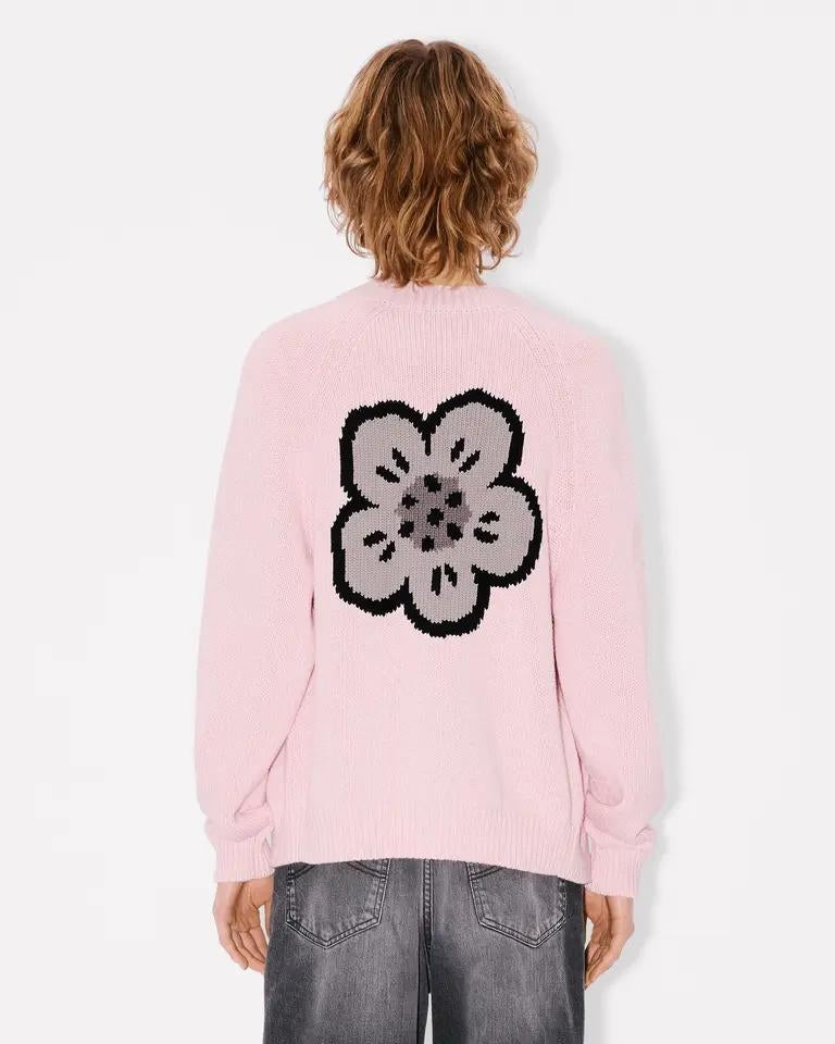 Cardigan Kenzo Paris "Boke Flower" in misto lana