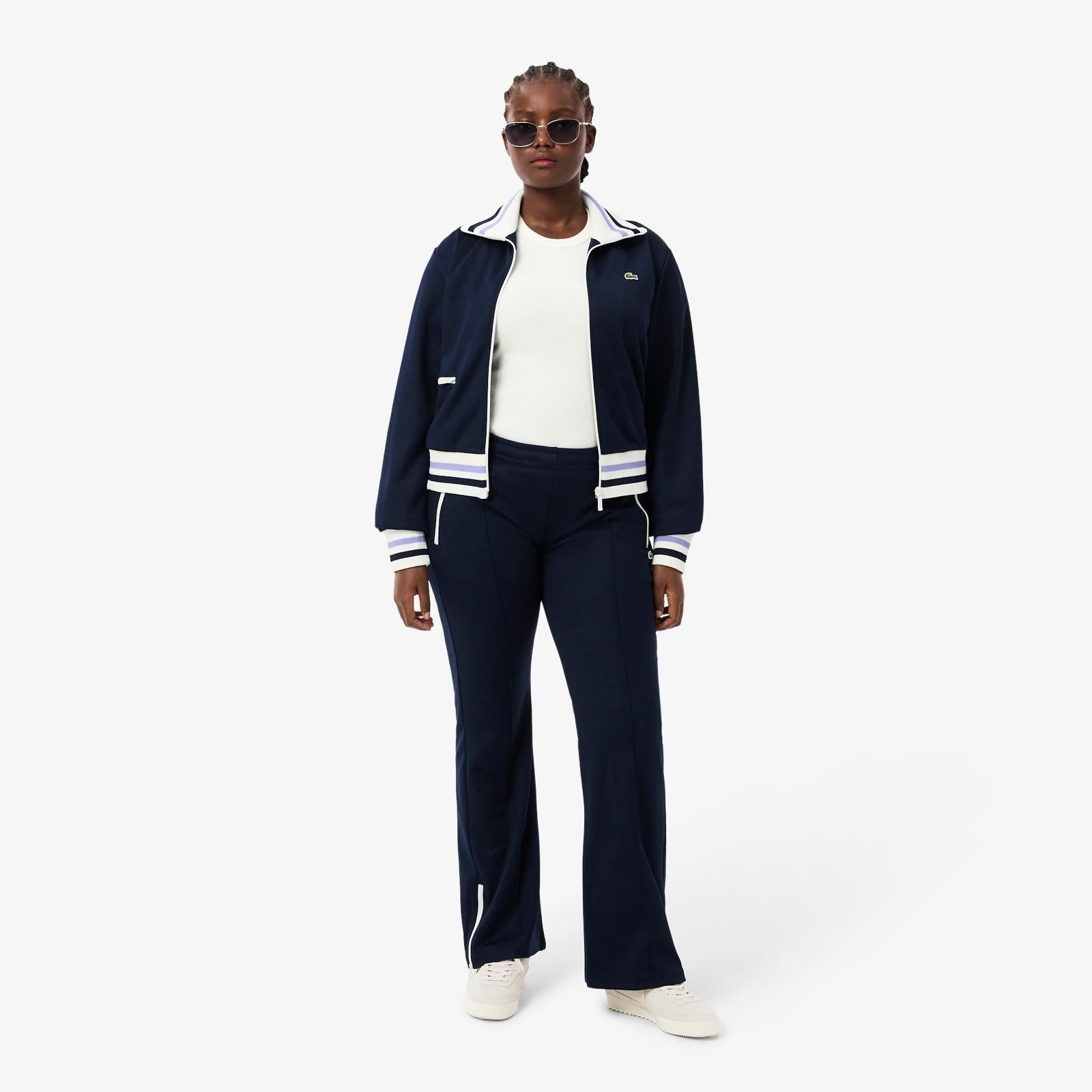 T-Shirt Lacoste "Slim Fit Ribbed" donna