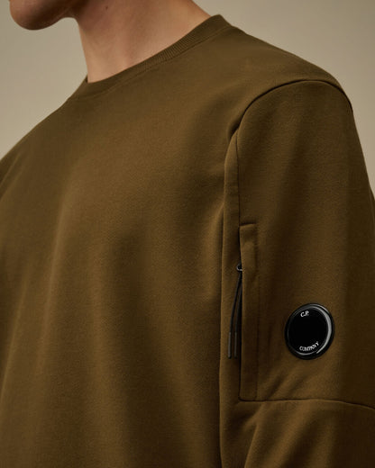 Felpa C.P. Company girocollo "Diagonal Raised" uomo