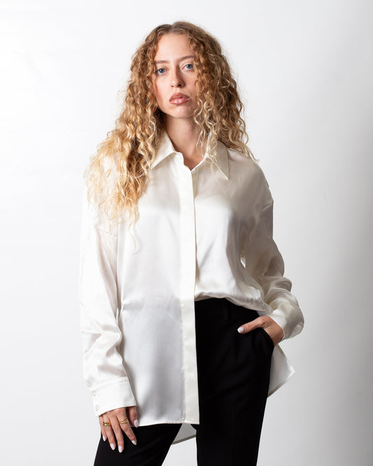 Camicia Nenette over in seta donna