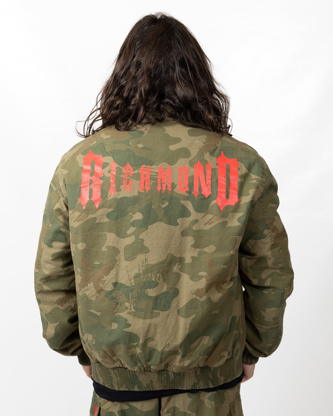 Giubbotto Richmond X bomber "Camo Logo" uomo