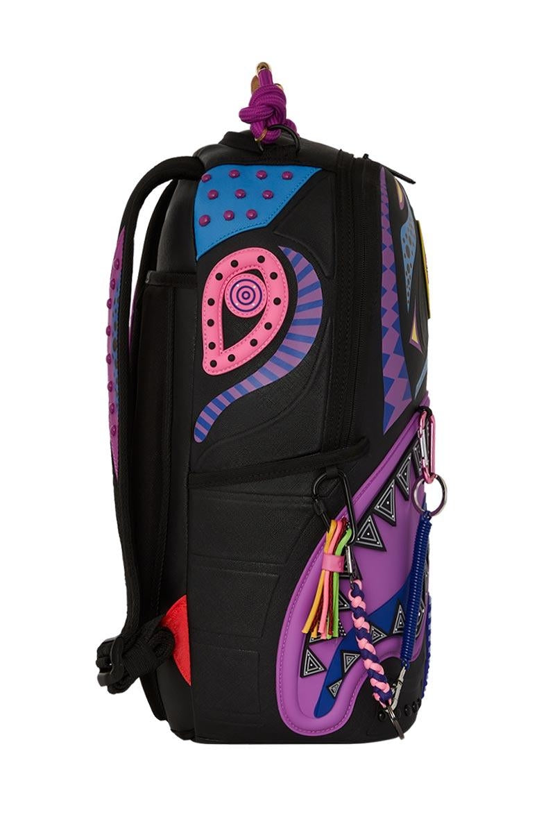 Zaino Sprayground nero A.I purple wonderland backpack