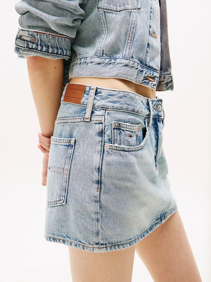 Minigonna Tommy Jeans in denim donna