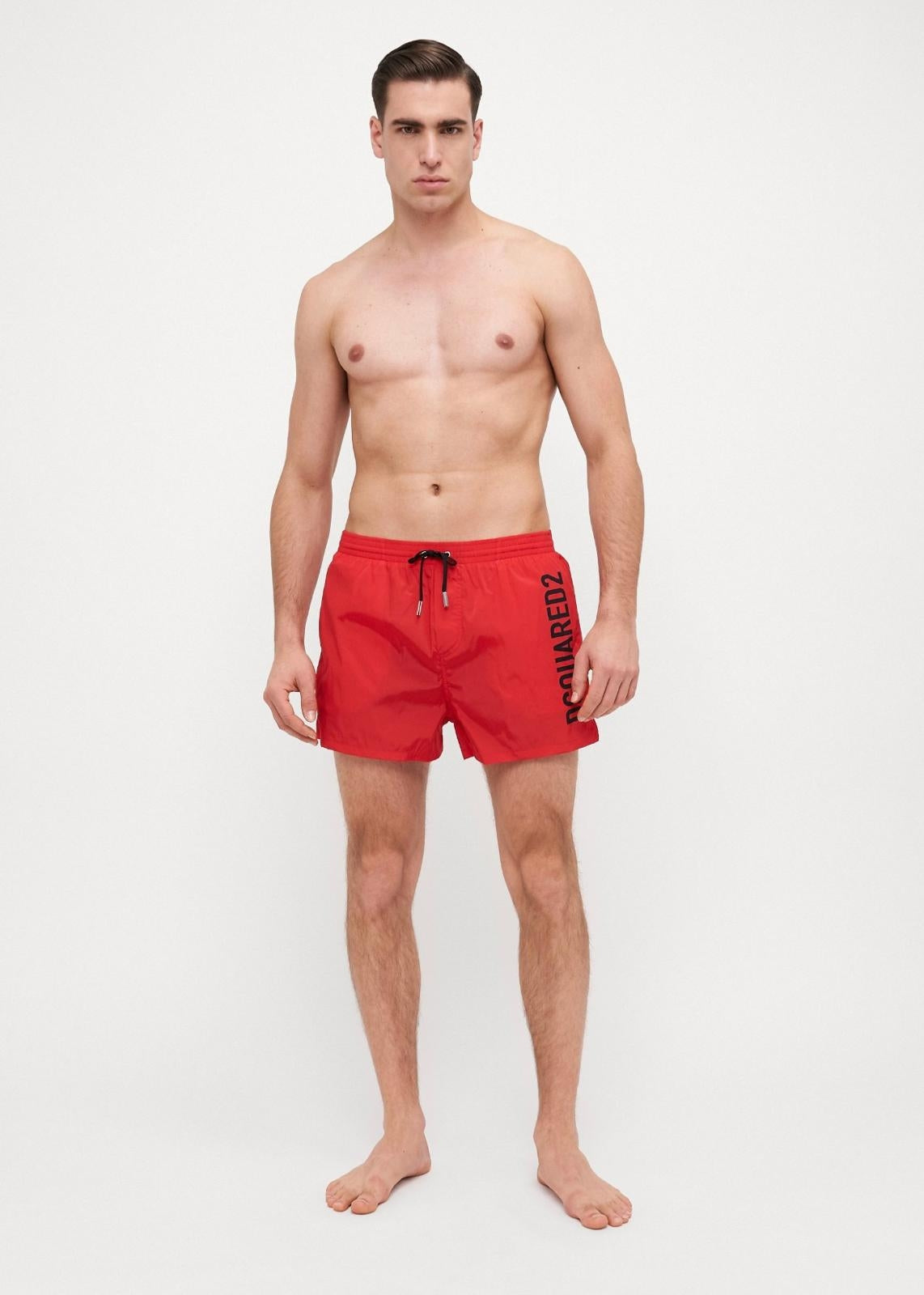 Boxer mare Dsquared2 con logo classic stampato uomo
