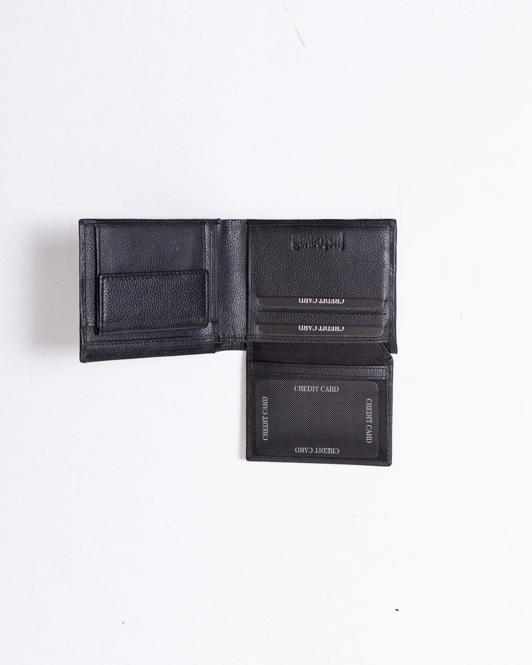 Portafoglio Just Cavalli in pelle con logo metal lettering