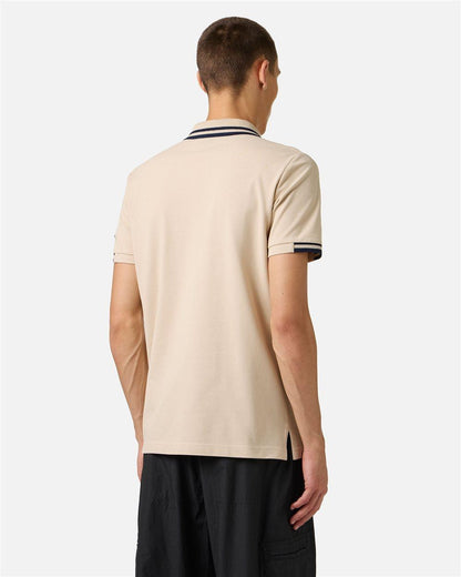 Polo Iceberg mezza zip con colletto a contrasto