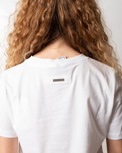 T-Shirt Iceberg con patch teddy e borchie donna