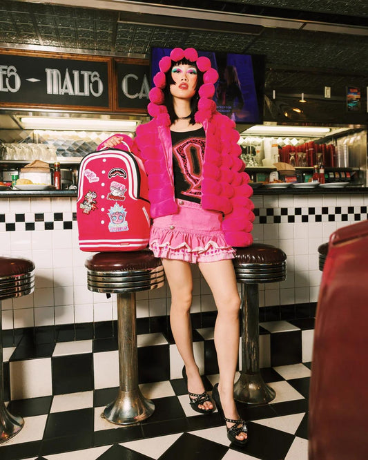 Zaino Sprayground fucsia Girls varsity dlx backpack