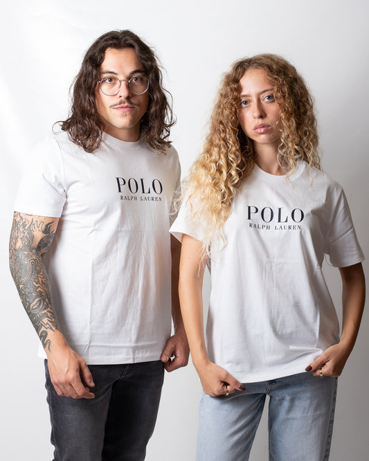 T-Shirt Polo Ralph Lauren con logo e ricamo uomo