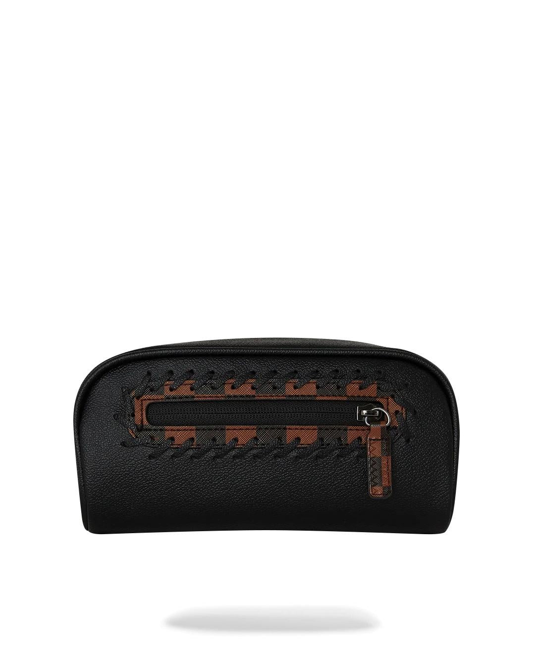 Pochette Sprayground nero dose of check deux pencil pouch