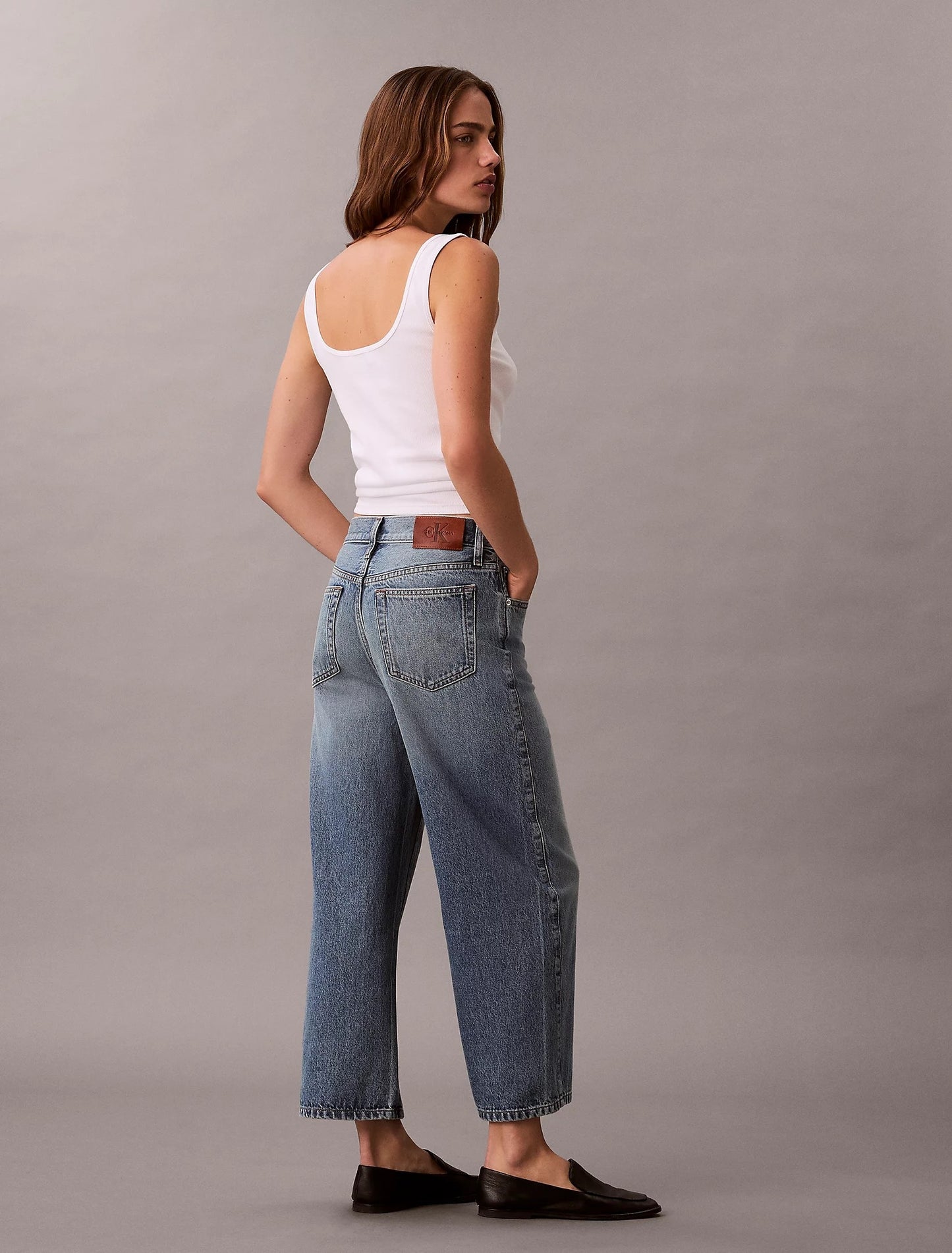 Jeans Calvin Klein "High Rise Culotte" donna