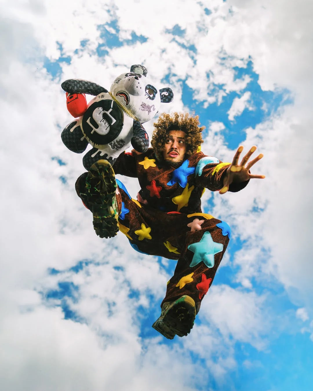 Zaino Sprayground orsetto bianco DRIPPY PANDA MONEYBEAR BACKPACK