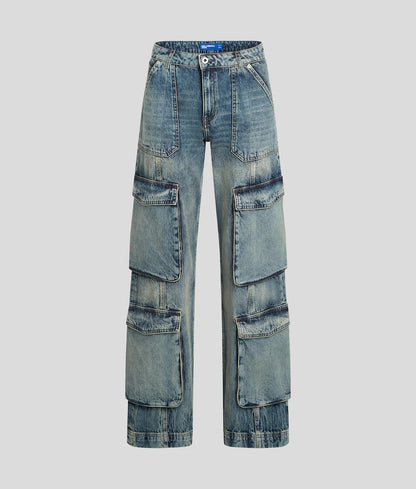Jeans Karl Lagerfeld Jeans cargo cinque tasche donna
