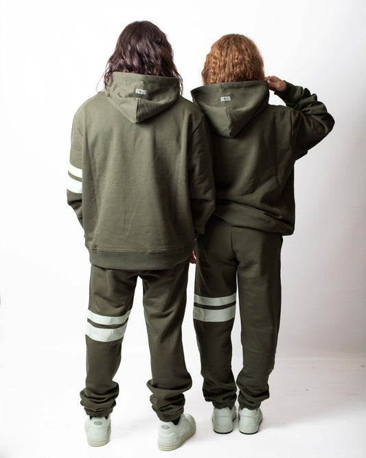 Pantalone GCDS in felpa logo regular