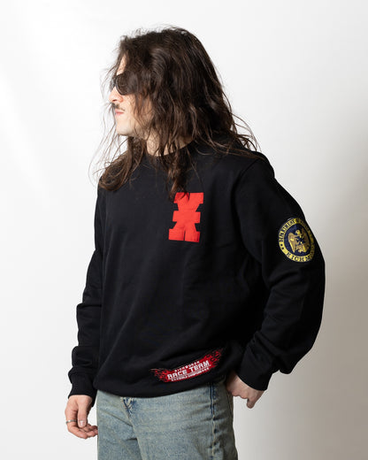 Felpa Richmond X con patch logate uomo