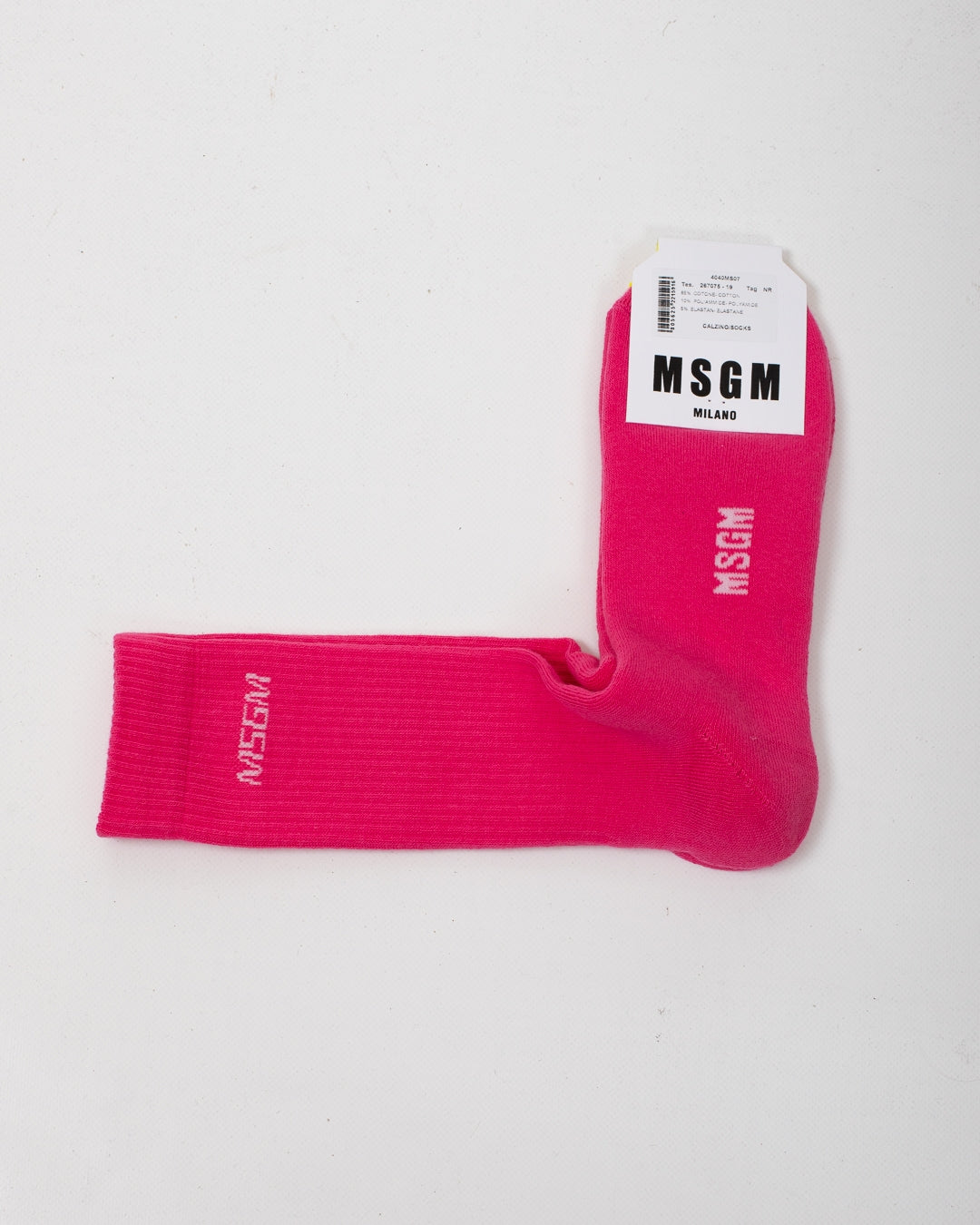 Calze MSGM in spugna "Logo Lettering"
