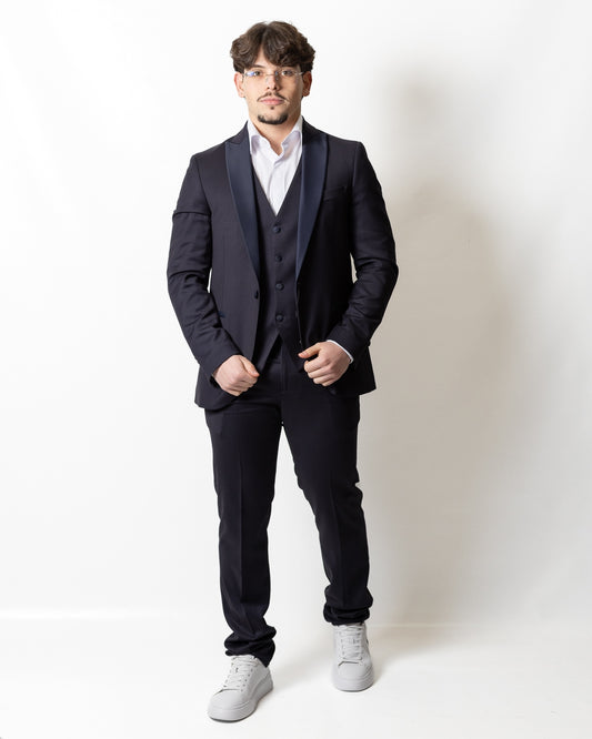 Abito Daniele Alessandrini "Sartoria" con gilet uomo