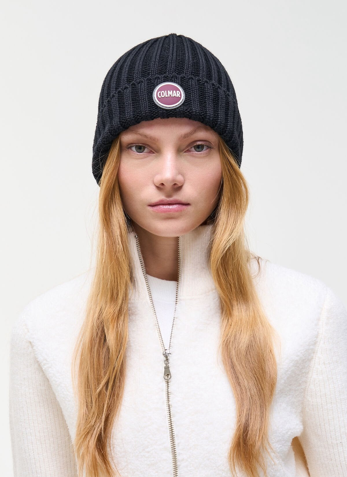 Cappello Colmar in misto lana con costine