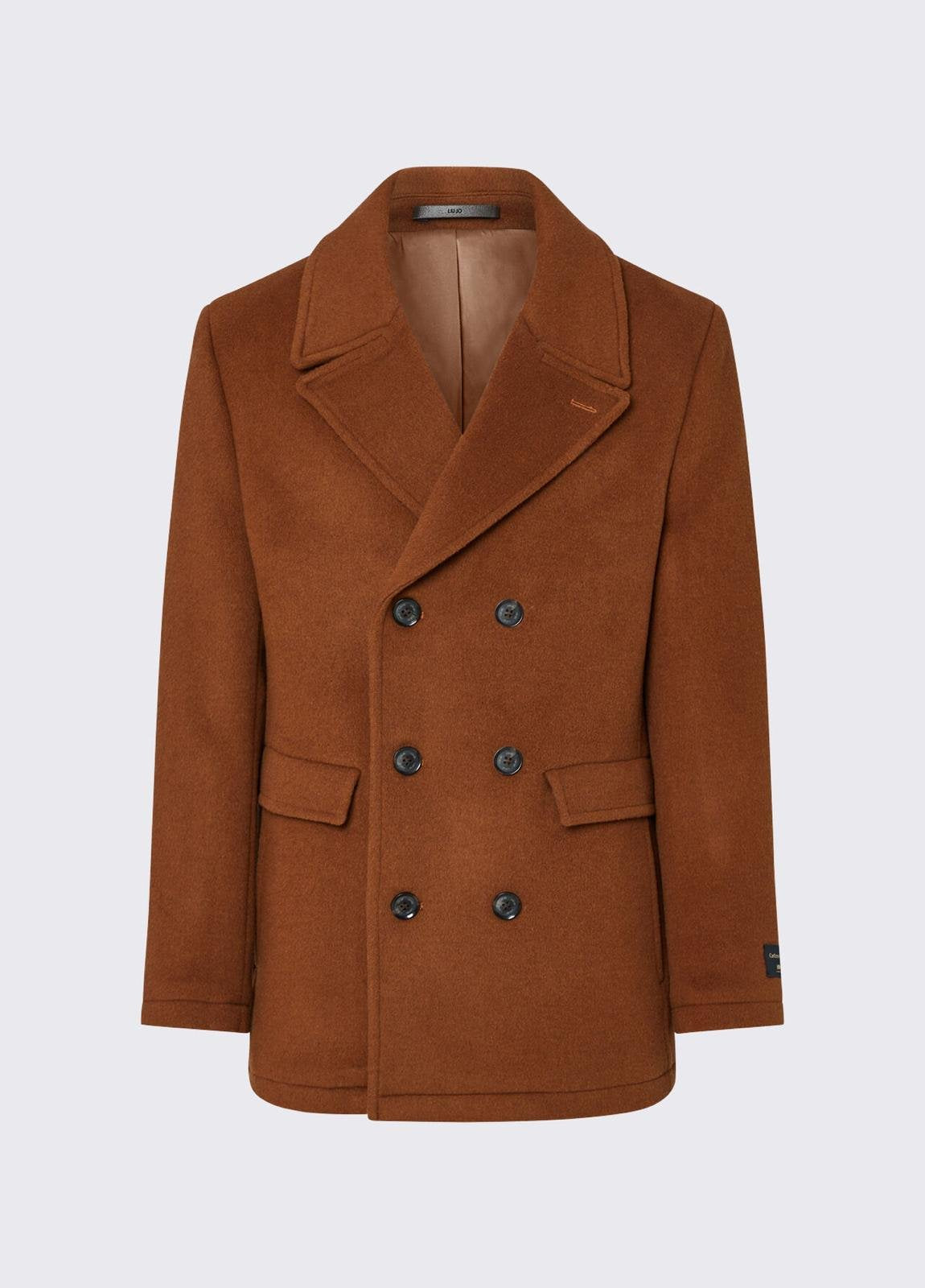 Cappotto Liu Jo doppiopetto in lana e cashmere