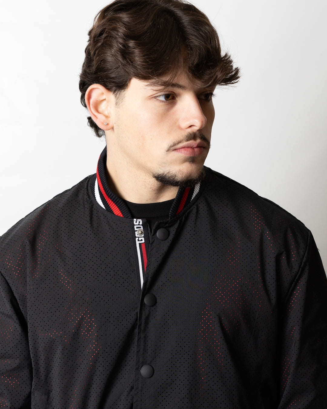 Giubbotto GCDS Essentials bomber "Logo Tape" uomo