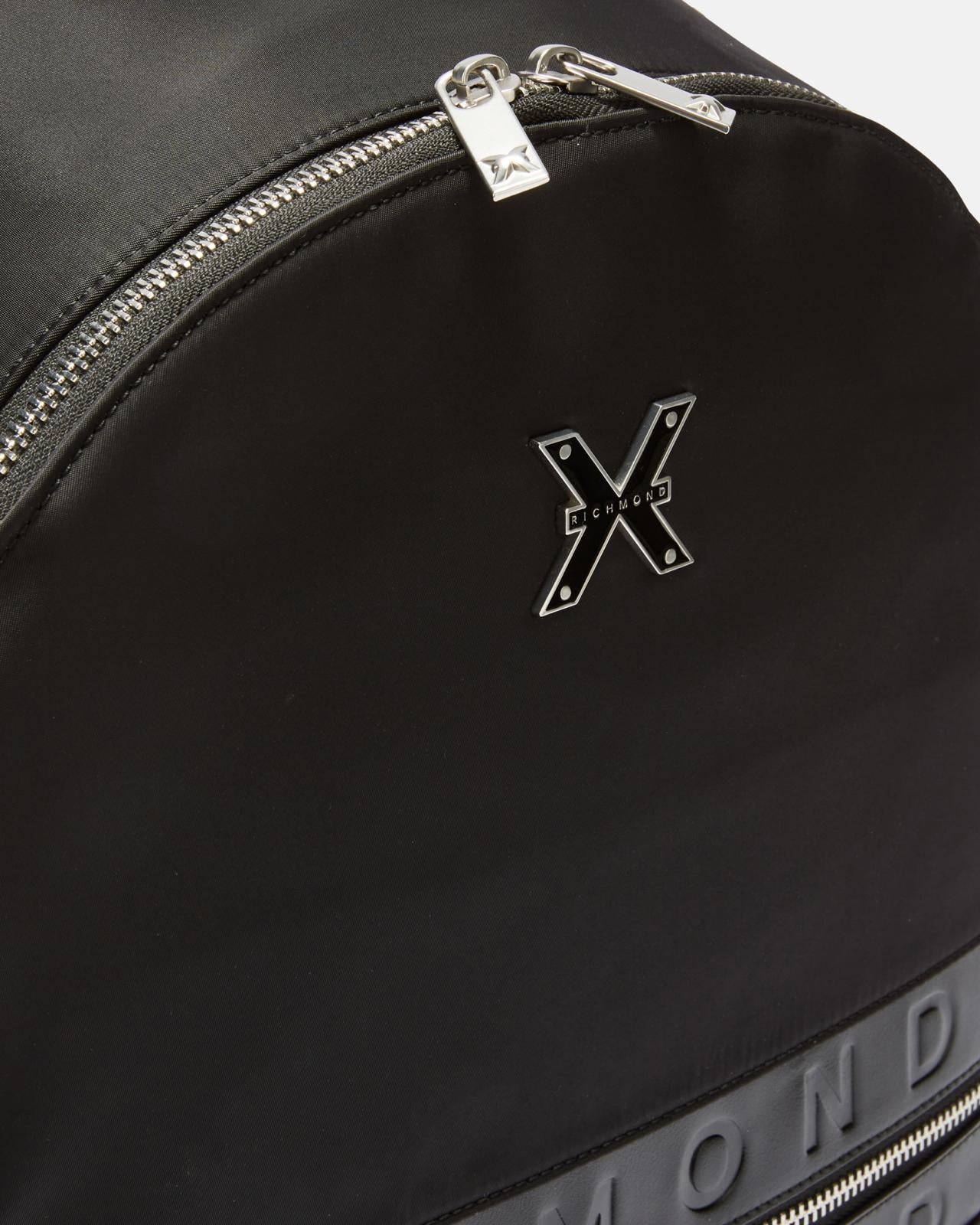 Zaino Richmond X in nylon con dettagli in pelle