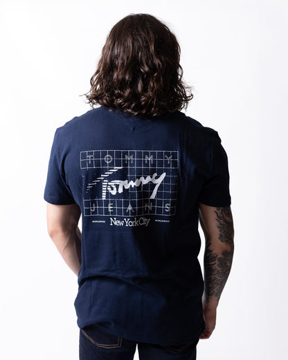 T-Shirt Tommy Jeans "Regular Signature Flag" uomo