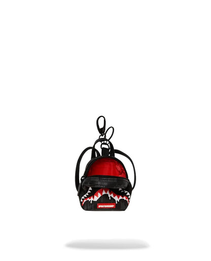 Portachiavi Sprayground nero Dripping sharks in paris backpack keychain