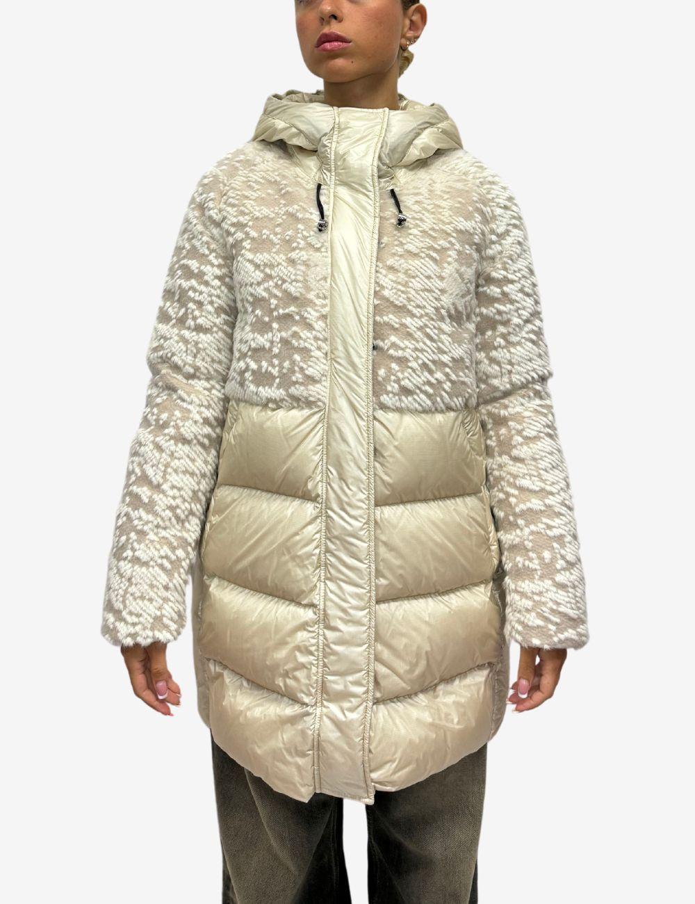 Piumino Colmar jacquard con cappuccio donna