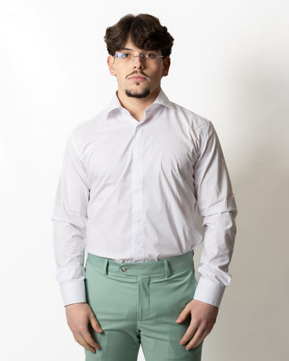 Camicia Daniele Alessandrini "Sartoria" collo italiano uomo