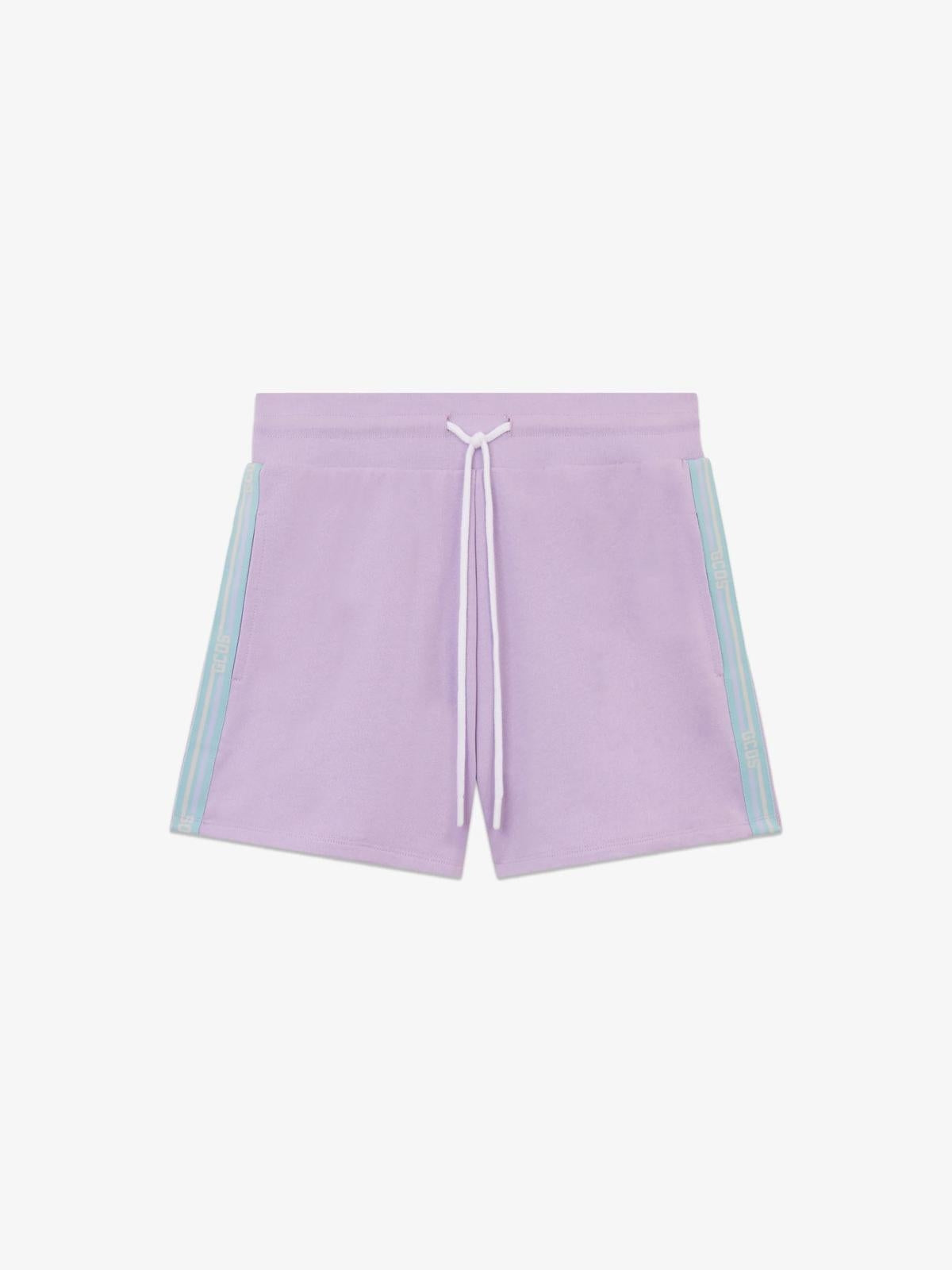 Short GCDS Essentials in felpa "Logo Tape" donna