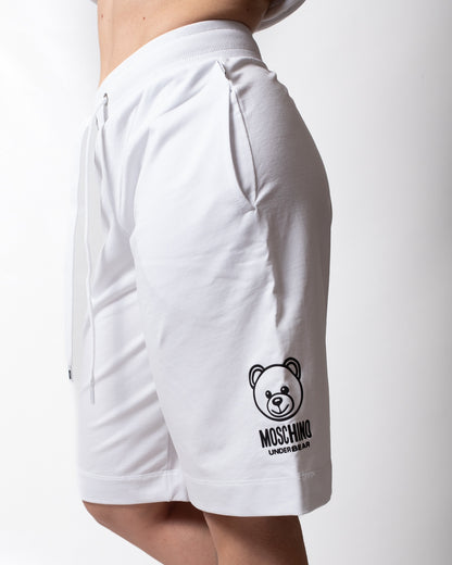 Short Moschino Underwear in felpa con logo "Teddy Bear" donna