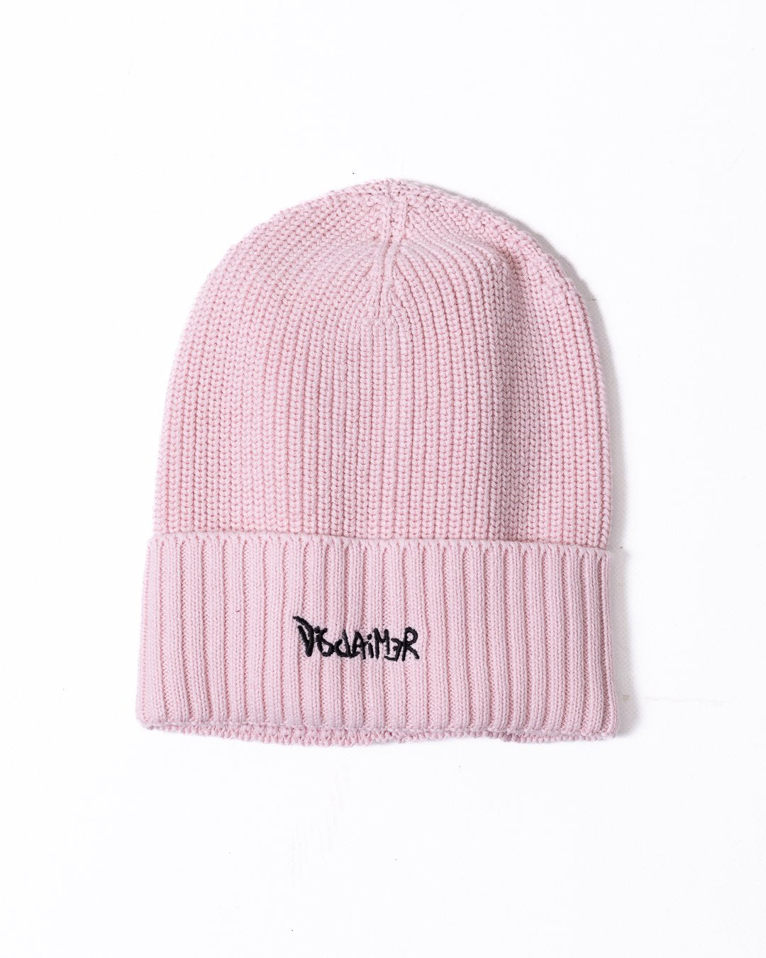 Cappello Disclaimer con risvolto e logo ricamato
