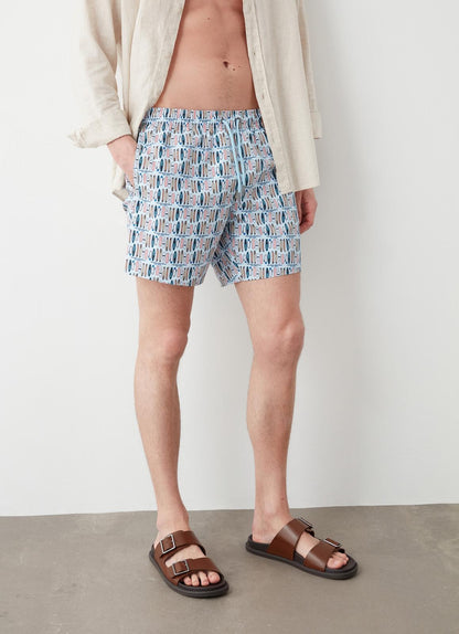 Boxer mare Colmar con stampa "Surf" uomo