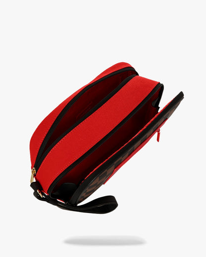 Pochette e beauty Sprayground marrone RED REDEMPTION MONTE TOILETRY BRICK