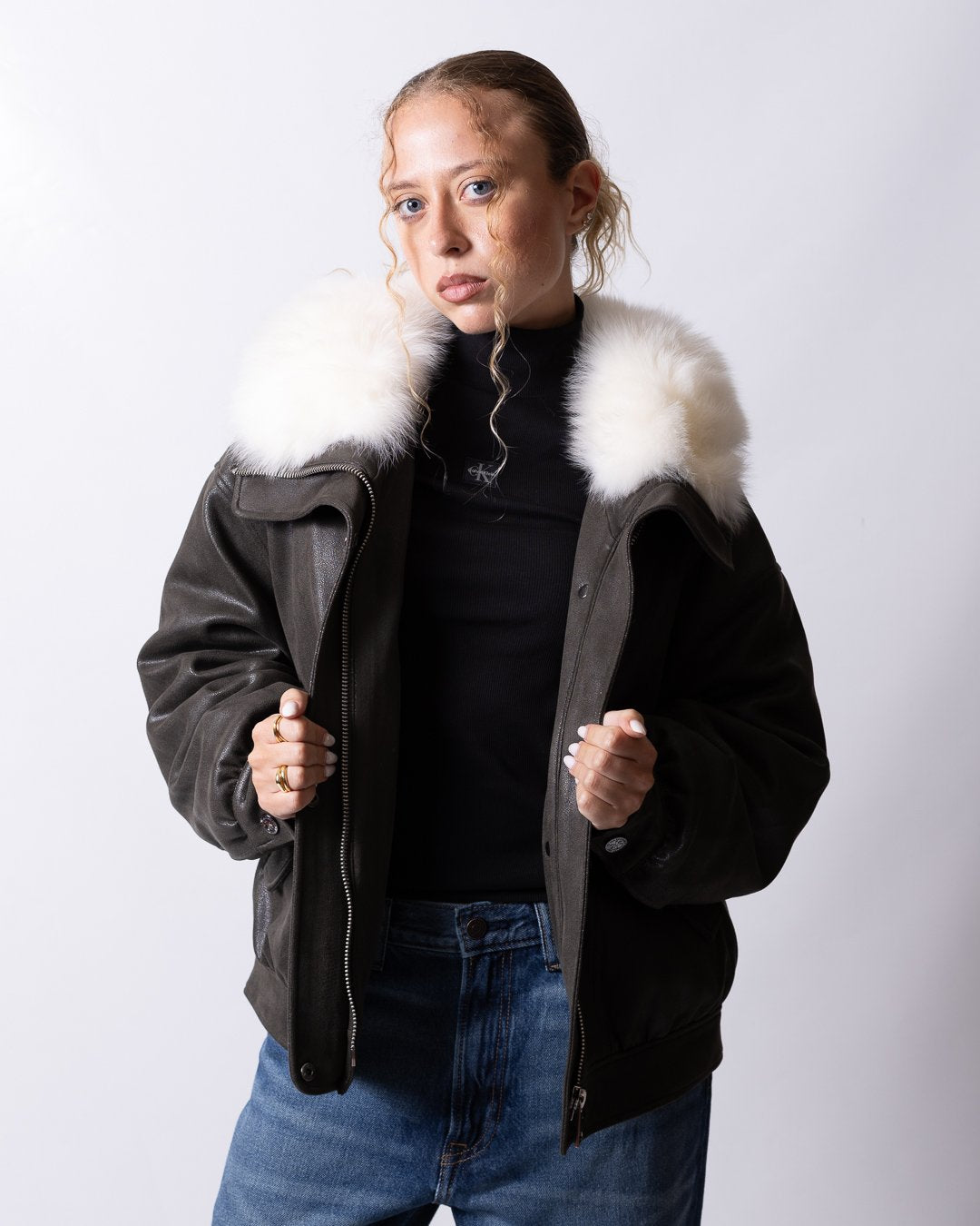 Giubbotto Richmond X ecomontone con pelliccia sintetica donna