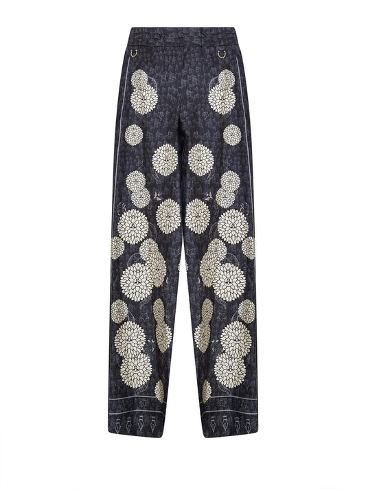 Pantalone John Richmond stampato in seta uomo