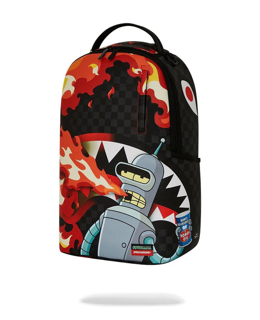 Zaino Sprayground nero Bender fire drama  dlxv backpack