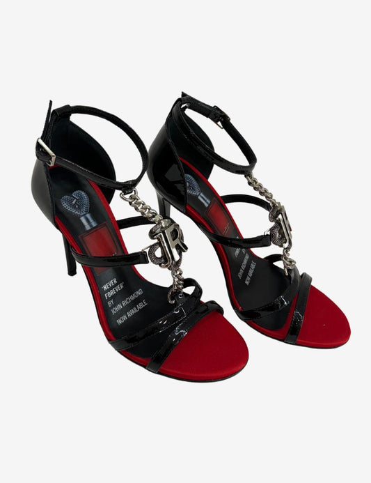 Sandalo con tacco John Richmond con catena donna