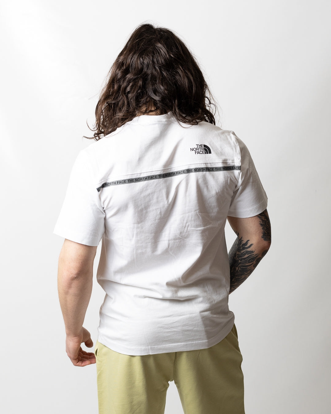 T-Shirt The North Face con logo intorno al collo uomo